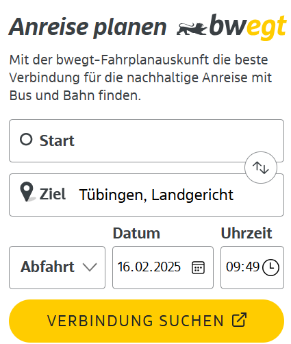 Fahrplanauskunft